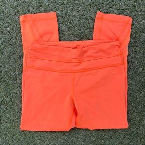 Bright Orange Lululemon Leggings